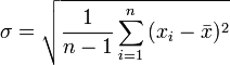 Confidence interval